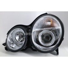 Mercedes E Class W210 Chrome Projector Headlamp with Ring